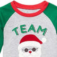 First Impressions Baby Boy's Team Santa-Print T-Shirt Dark Gray Size 3-6 Months
