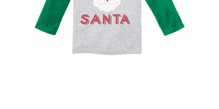 First Impressions Baby Boy's Team Santa-Print T-Shirt Dark Gray Size 3-6 Months