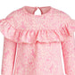 First Impressions Baby Girls Enchanted-Print Ruffle Dress Pink Size 3-6M