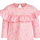 First Impressions Baby Girls Enchanted-Print Ruffle Dress Pink Size 6-9M