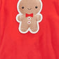 First Impressions Baby Boy's Gingerbread Bodysuit Red Size 3-6 Months