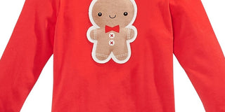 First Impressions Baby Boy's Gingerbread Bodysuit Red Size 3-6 Months
