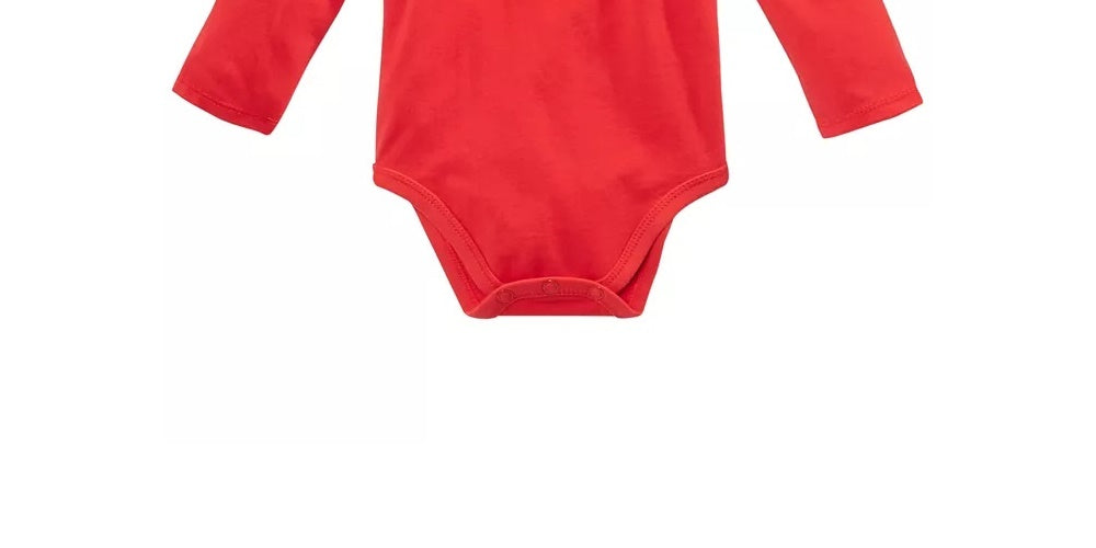 First Impressions Baby Boy's Gingerbread Bodysuit Red Size 6-9 Months