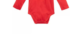 First Impressions Baby Boy's Gingerbread Bodysuit Red Size 6-9 Months