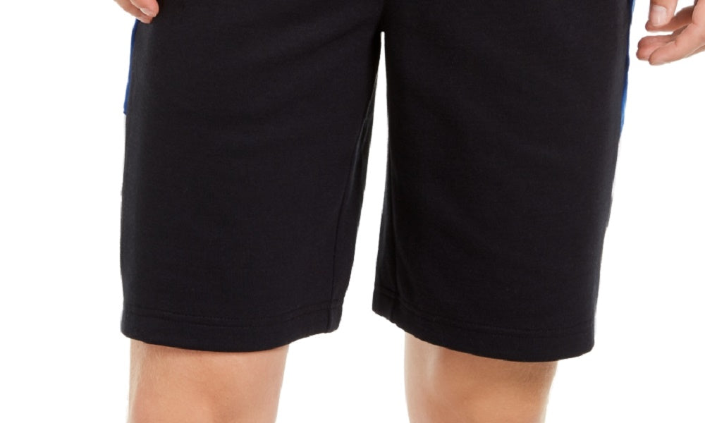 ID Ideology Men's Striped-Side Shorts Black Size XXX-Large