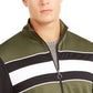 ID Ideology Men's Colorblocked Track Jacket Green Size Small