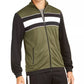 ID Ideology Men's Colorblocked Track Jacket Dark Green Size XX Large