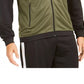 ID Ideology Men's Colorblocked Track Jacket Dark Green Size XX Large