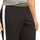 ID Ideology Men's Colorblocked Track Pants Dark Green Size Medium