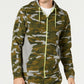ID Ideology Men's Colorblocked Camo Jacket Green Size XXX-Large