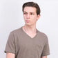 INC International Concepts Men's V Neck Pocket T-Shirt Beige Size Small