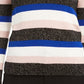 Charter Club Women's Striped Crewneck Sweater Blue Size XX-Large