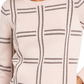 Charter Club Women's Printed Crewneck Sweater Pink Size Large