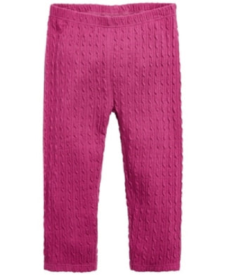 First Impressions Baby Girl's Textured Leggings Purple Size 18 Months