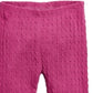 First Impressions Baby Girl's Textured Leggings Purple Size 18 Months