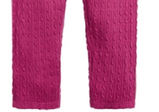 First Impressions Baby Girl's Textured Leggings Purple Size 18 Months