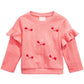 First Impressions Baby Girls Bow Applique Sweatshirt Pink Size 12M