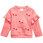First Impressions Baby Girls Bow Applique Sweatshirt Pink Size 18M