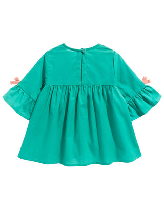 First Impressions Baby Girls Smocked Top Green Size 12M