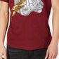 INC International Concepts  Men's Lightning Tiger Graphic  T-Shirt Red Size Medium