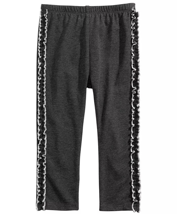 First Impressions Baby Girl's Ruffled Leggings Dark Gray Size 24 Months