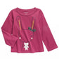 First Impressions Toddler Girl's Cotton Bunny & Bear T-Shirt Purple Size 4T