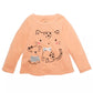 First Impressions Baby Girls Dog & Cat T-Shirt Orange Size 3-6 MOS
