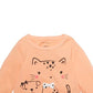 First Impressions Baby Girls Dog & Cat T-Shirt Orange Size 3-6 MOS