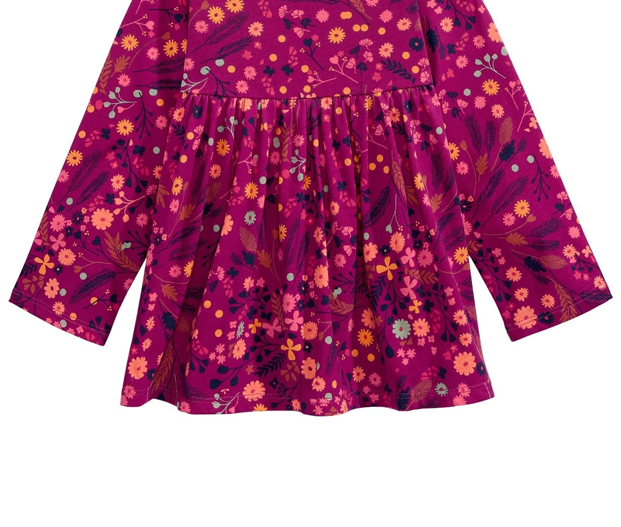 First Impressions Baby Girls Cotton Floral-Print Tunic Purple Size 12M