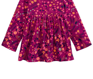 First Impressions Baby Girls Cotton Floral-Print Tunic Purple Size 12M