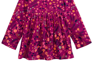First Impressions Baby Girls Cotton Floral-Print Tunic Purple Size 18M