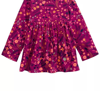 First Impressions Baby Girls Cotton Floral-Print Tunic Purple Size 3-6M