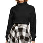 Bar III Women's Cozy Turtleneck Top Black Size Medium