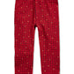 First Impressions Baby Girl's Check-Print Leggings Red Size 18 Months