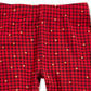 First Impressions Baby Girl's Check-Print Leggings Red Size 18 Months