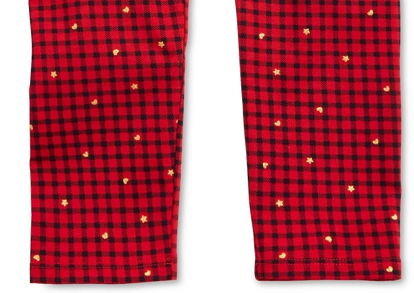 First Impressions Baby Girl's Check-Print Leggings Red Size 18 Months