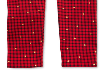 First Impressions Baby Girl's Check-Print Leggings Red Size 18 Months