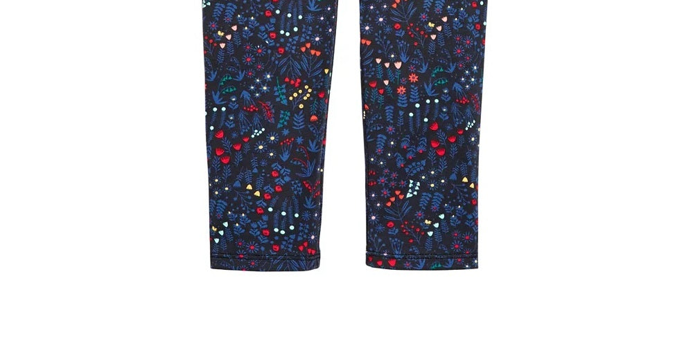 First Impressions Baby Girl's Floral-Print Leggings Black Size 12 Months