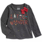 First Impressions Baby Girl's Little Wonder T-Shirt Dark Gray Size 24 Months