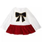 First Impressions Toddler Girl's Cotton Bow Check Peplum Top White Size 2T