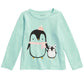 First Impressions Baby Girls Penguin T-Shirt Green Size 24M