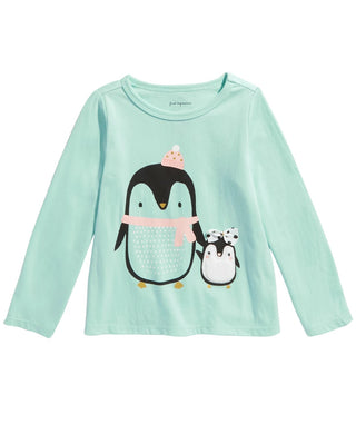 First Impressions Baby Girls Penguin T-Shirt Green Size 24M