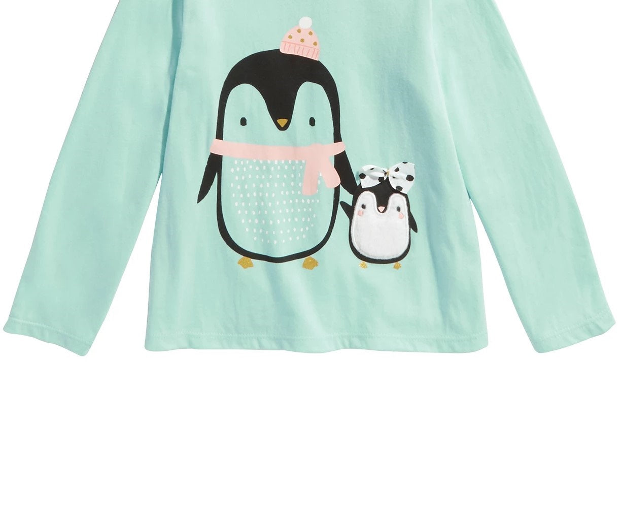 First Impressions Baby Girls Penguin T-Shirt Green Size 24M