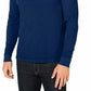 Club Room Men's Henley Shirt Blue Size Medium
