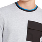Alfani Men's Utility Pocket Crewneck Sweatshirt Dark Gray Size Medium