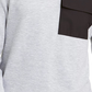 Alfani Men's Utility Pocket Crewneck Sweatshirt Dark Gray Size Medium