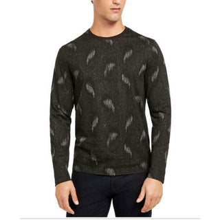 Alfani Men's Paisley Graphic Shirt Black Size XX-Large