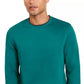 Alfani Men's Classic-Fit Tipped Sweatshirt Dark Green Size Large
