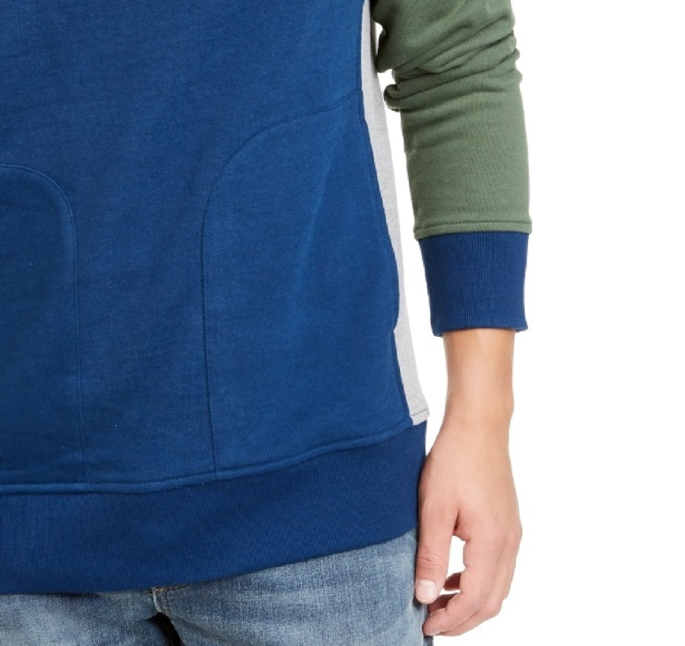 American Rag Men's Colorblocked Belted Hoodie Green Size X-Large