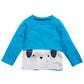 First Impressions Baby Boy's Cotton Colorblocked Puppy T-Shirt Blue Size 12 Months